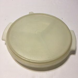 Tupperware White Suzette Divided Serving Platter